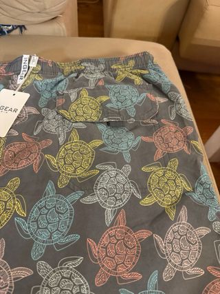 Bañador hombre tortugas multicolor