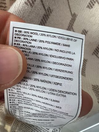 Jersey vintage Nike lambswool