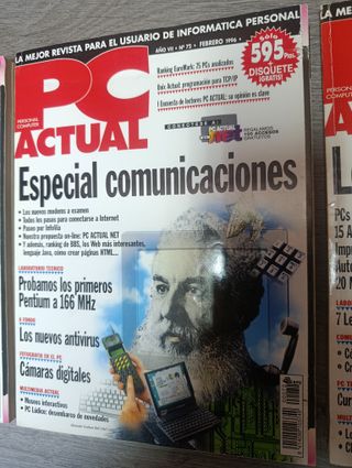 3x revistas PC ACTUAL 1996 (enero, febrero, marzo)