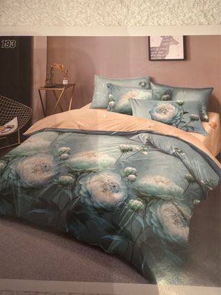 Juego de sábanas de 6 piezas 100% algodón Nuevo