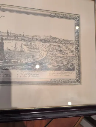 Cuadro antiguo Barcelona