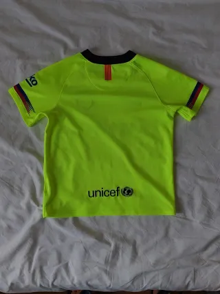 Conjunto niño Barcelona 18/19 Flúor