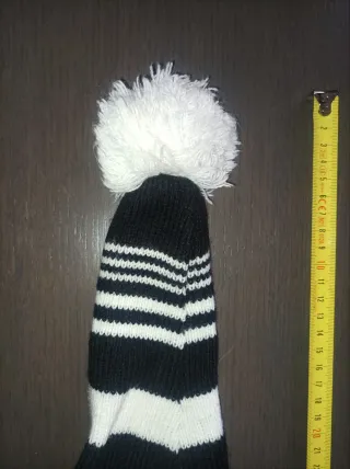 Gorro Elfo Negro y Blanco