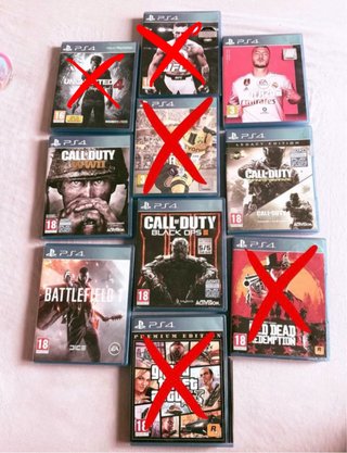 Juegos PS4: FIFA, UFC, GTA V, Uncharted