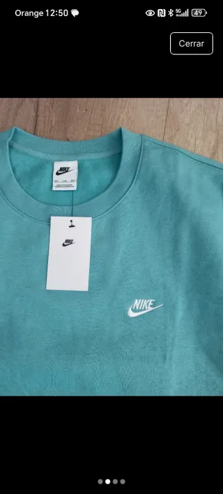 Sudadera Nike Verde Agua
