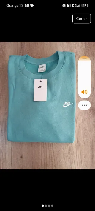 Sudadera Nike Verde Agua