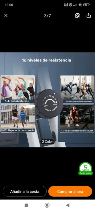 Bicicleta Estática Resistencia Magnética