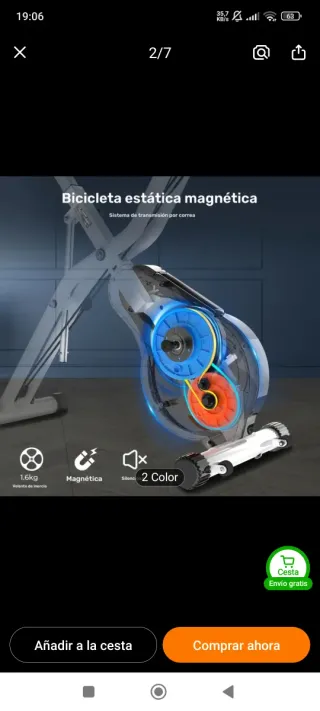 Bicicleta Estática Resistencia Magnética