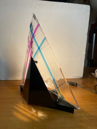 Lampada vintage Design Anni 80 Acrilico Memphis