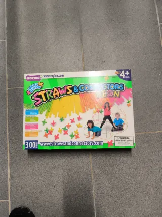 Roylco Straws & Connectors Neon