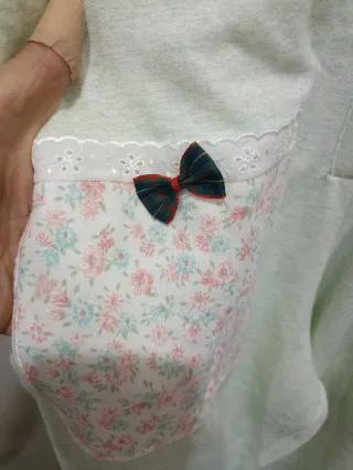 Tuta Pigiama Donna Verde e Rosa.