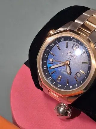 Reloj Tous GMT Automático Oro Azul