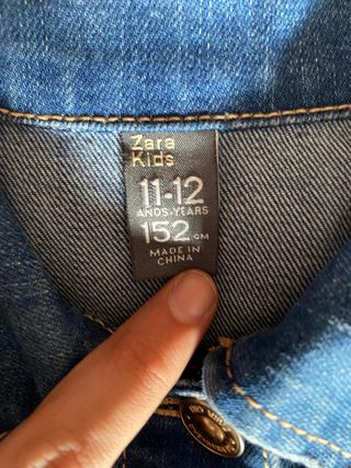 Chaqueta vaquera chica