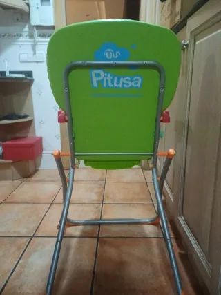 Trona infantil plegable verde