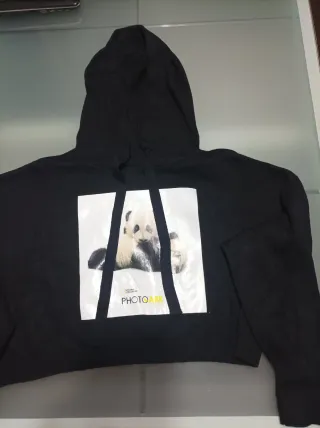 Sudadera Zara Panda Talla S