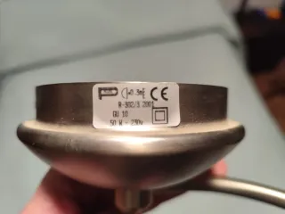 Lámpara de techo de acero