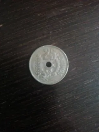 Moneda 25 céntimos República Española 1934