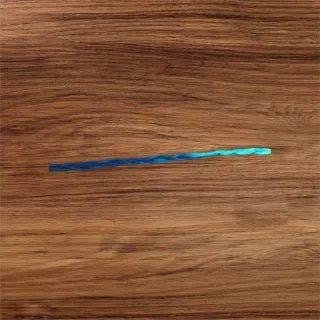 Pulsera trenzada azul y blanca