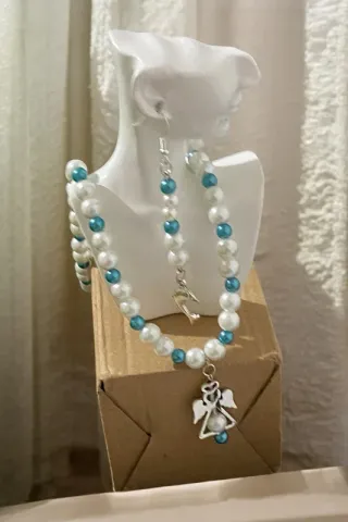 Set Angelo & Delfino perle turchesi