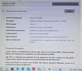 Portátil HP Laptop 15