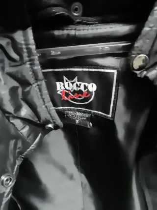 Chaqueta de moto negra