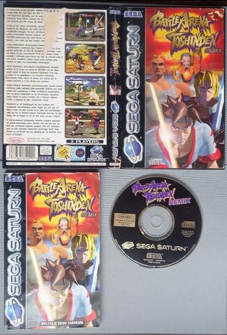 SEGA SATURN Battle Arena Toshinden Remix Completo