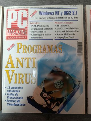 3x revistas PC MAGAZINE (abr93, jul/ag.93, jun96)