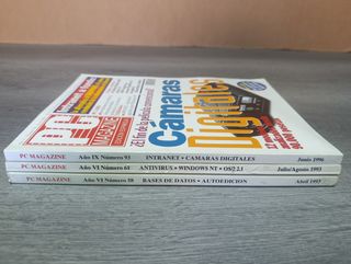 3x revistas PC MAGAZINE (abr93, jul/ag.93, jun96)