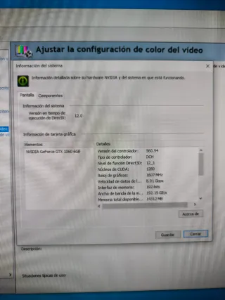 PC i5 con Nvidia gtx 1060
