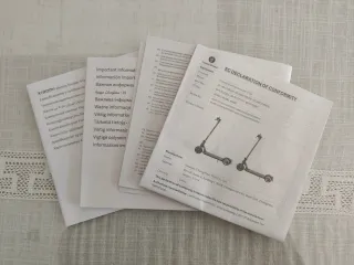 Patinete Eléctrico Xiaomi Negro/Naranja