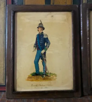 Set 6 Quadretti Militari Antichi