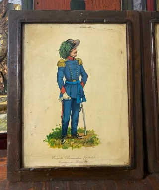 Set 6 Quadretti Militari Antichi