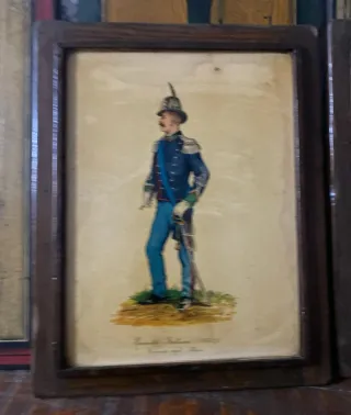 Set 6 Quadretti Militari Antichi