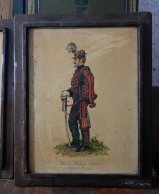 Set 6 Quadretti Militari Antichi