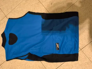 Maglia smanicata Santini XXL blu/nera