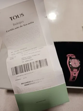 Reloj Tous Rosa Infantil