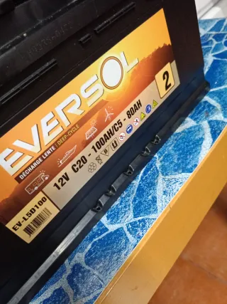 Batería AGM 100Ah EV-L50100 para Autocaravana