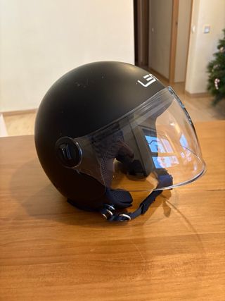 Casco Moto LEM Roger Negro Mate