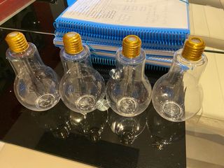 Vasos Bombilla Set x4