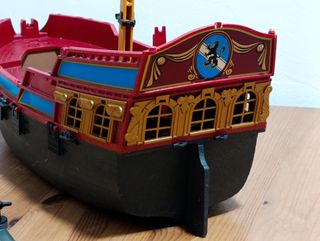 Playmobil Barco Galeón Rojo y Azul