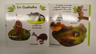 Lote 4 libros granja y animales