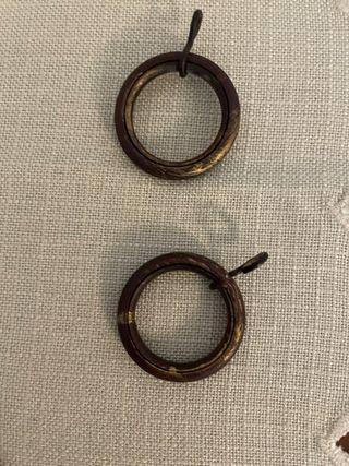 40 argollas para cortinas