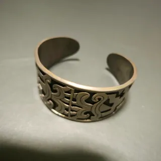 Pulsera Plata 925 Mexicana Taxco Vintage