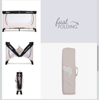 Cuna y colchón portátil Hauck