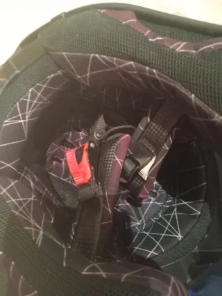 Casco Motocross Azul y Negro