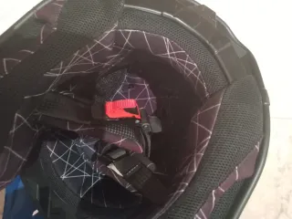 Casco Motocross Azul y Negro