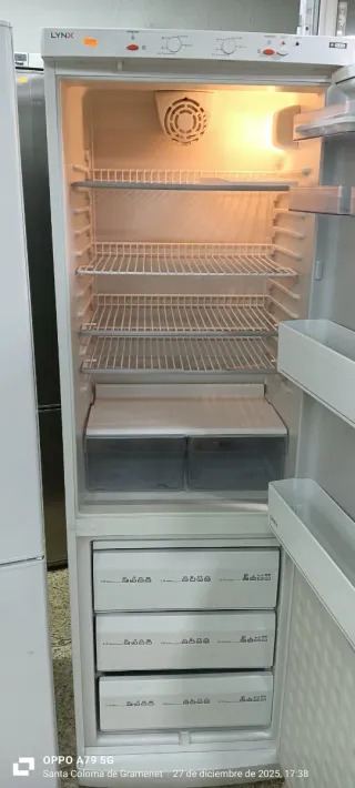 Nevera Combi Blanca LYNX NO Frost energía A+