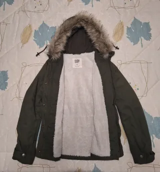 Chaqueta de invierno juvenil verde