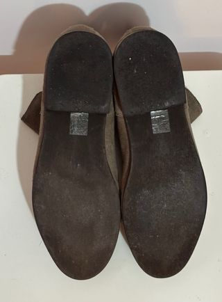 Botines hombre media caña en piel vuelta