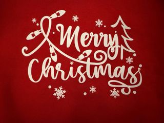 Felpa rossa Natale Merry Christmas